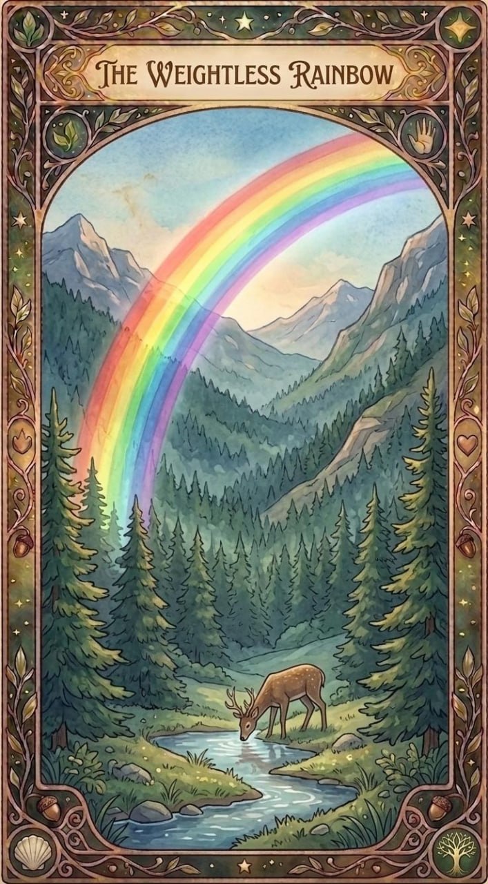 The Weightless Rainbow 祝福卡